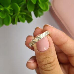 Anillo Zig Zag de Plata 925